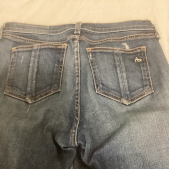 Rag & Bone for Aritzia Distressed Blue Jeans Size 25 - Picture 4 of 7
